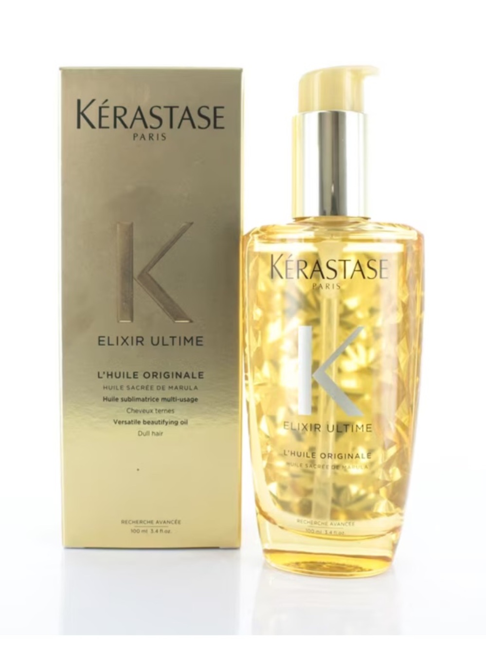 Kerastase Elixir Ultime L'Huile Originale Versatile Beautifying Hair Oil, 3.4 fl